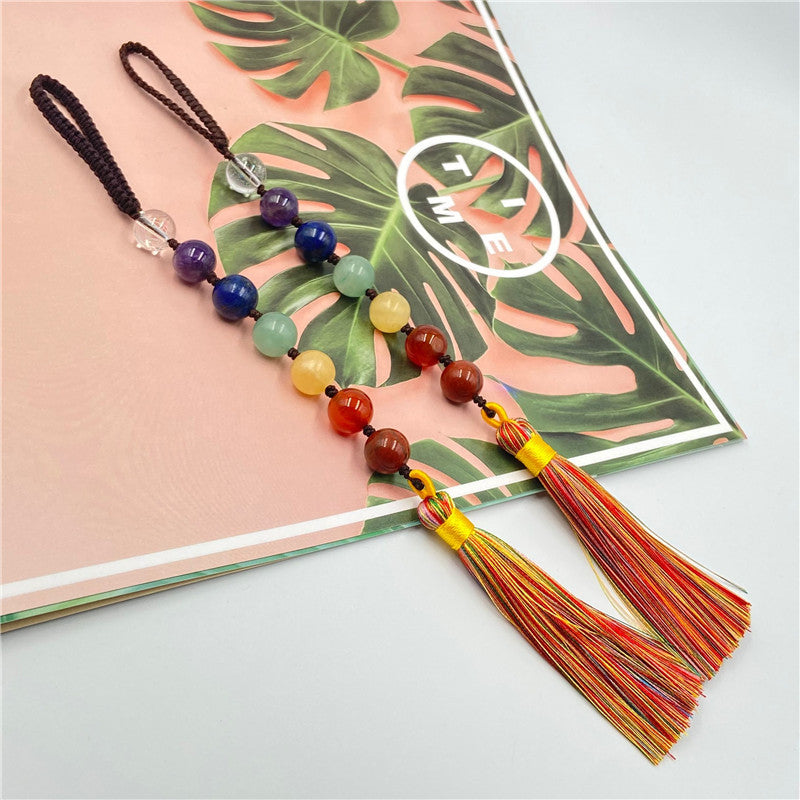 Chakra Bead Keychain Hanger