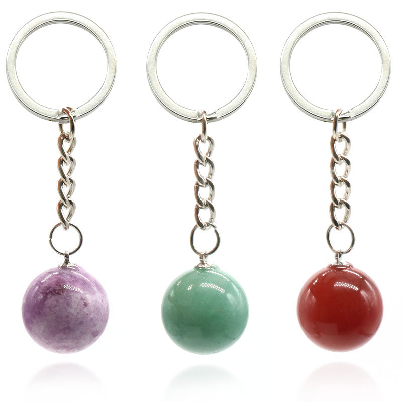 Crystal Sphere Key Chain