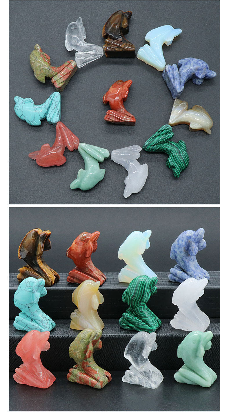 Carving Dolphin Set 2 Inch