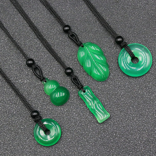 Green Agate Pendant