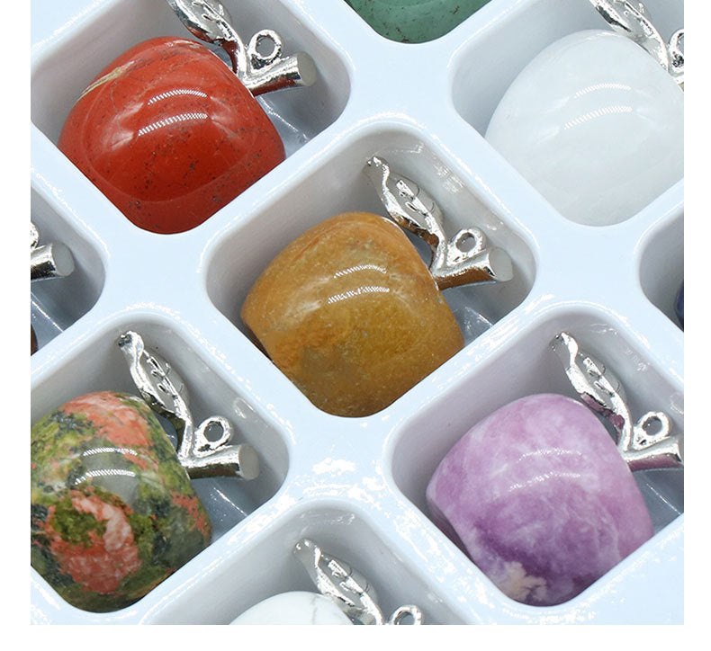 Crystal Apple Pendant Box