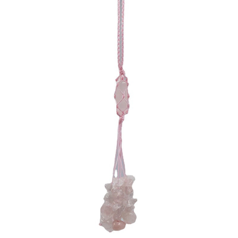 Double Point Crystal Chip Hanger