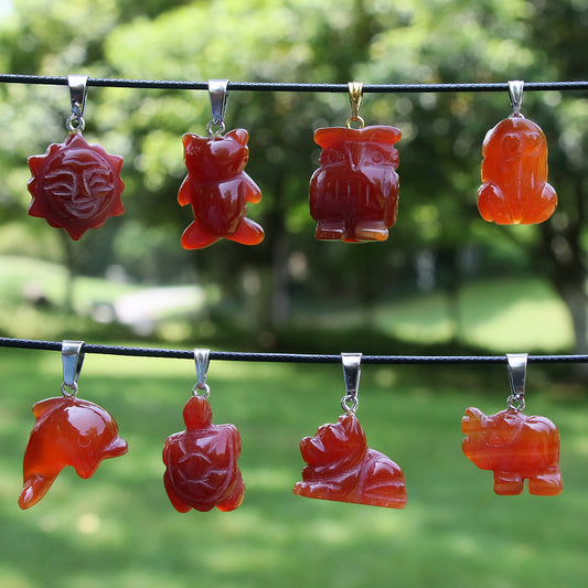 Red Agate Pendant