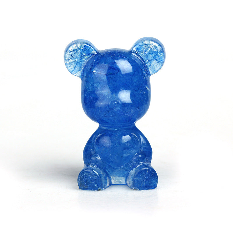 Resin Heart Bear