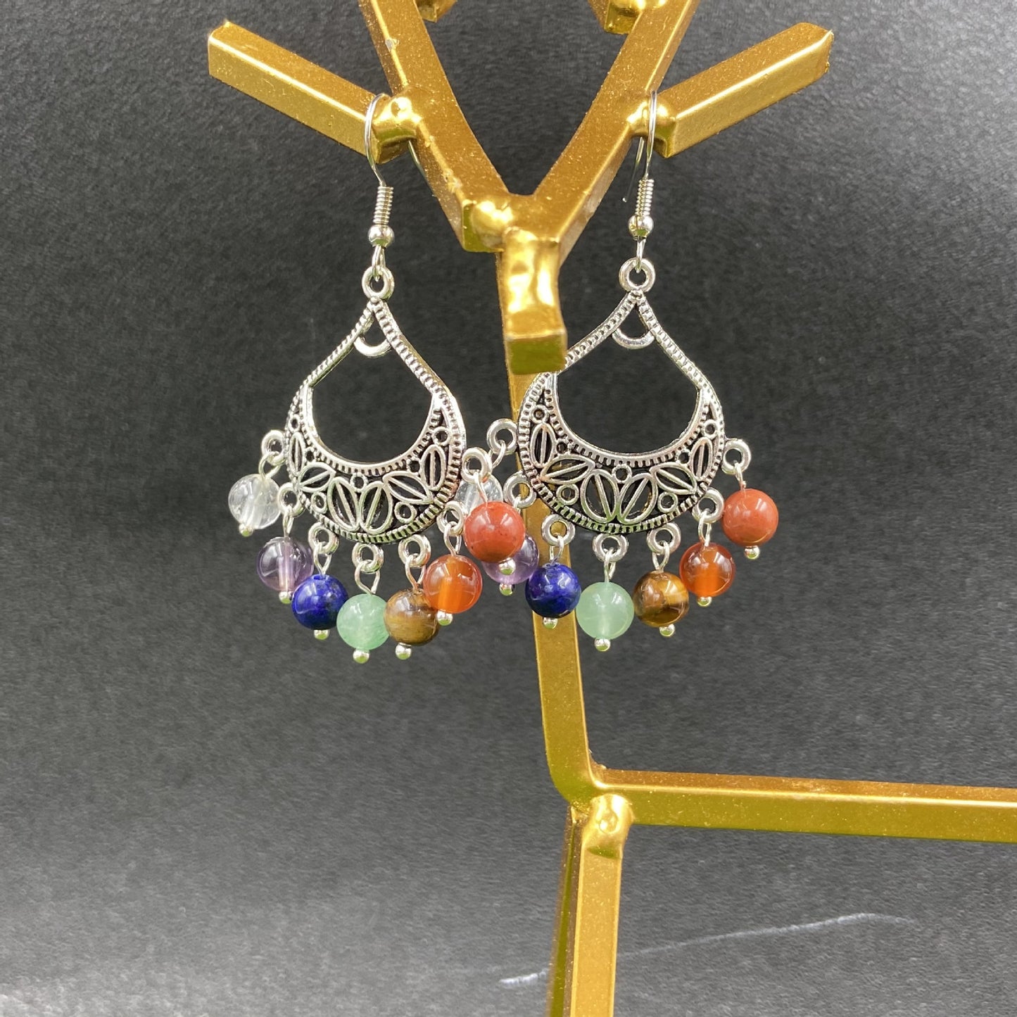 Chakra Bead Earrings