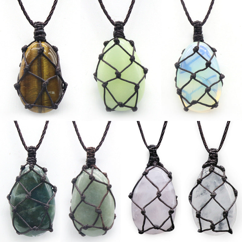 Net Pocket Tumble Necklace