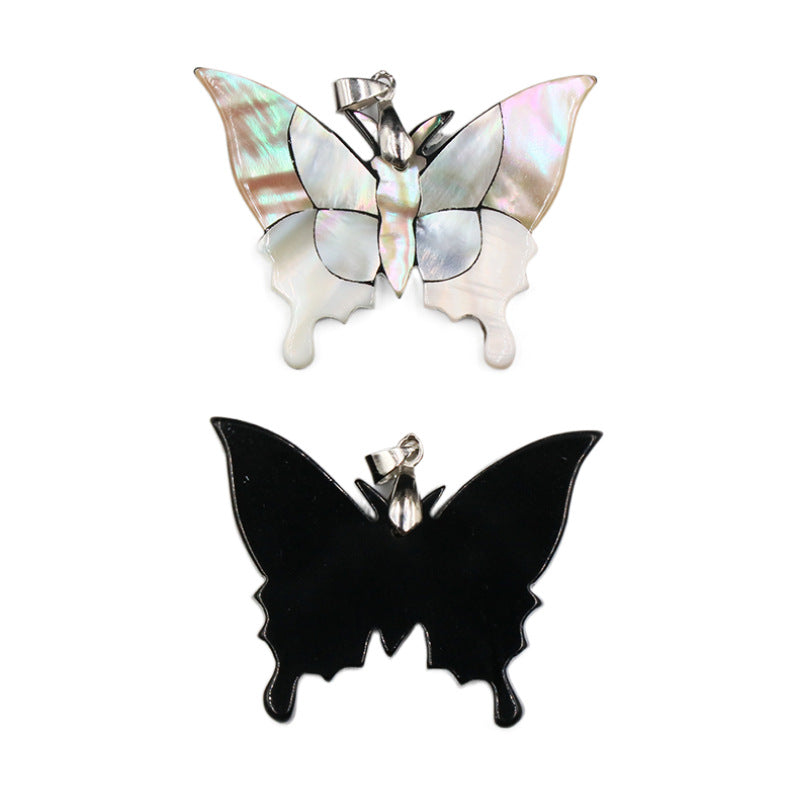 Abalone Shell Butterfly Pendant