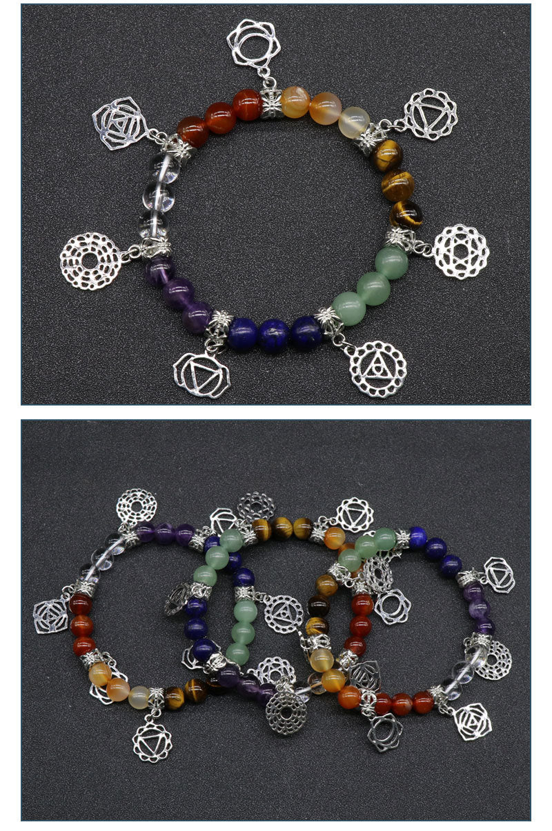 7 Chakras Crystal Bracelet