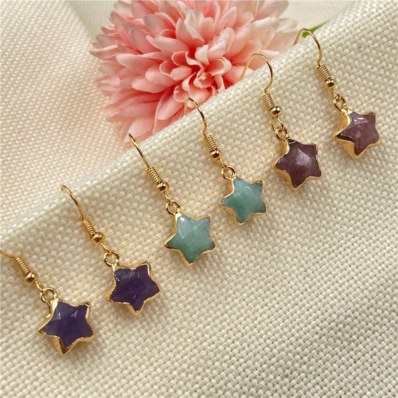 Gold Plated Star Earrings