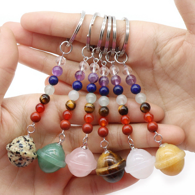 Crystal Bell Chakra Key Chain