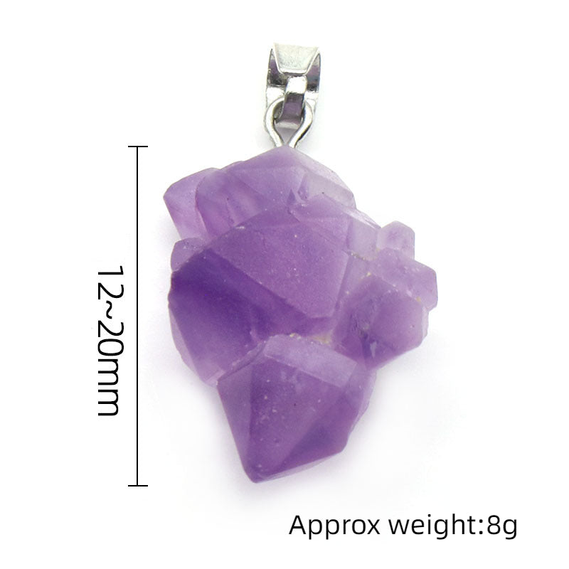 Amethyst Teeth Necklace