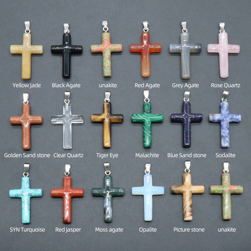 Crystal Cross Necklace