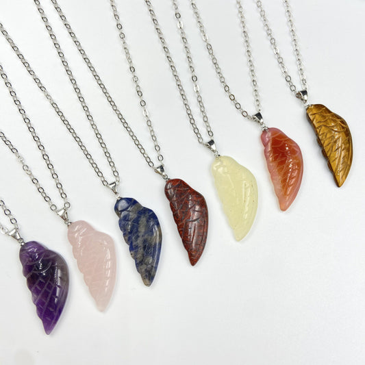 Crystal Angel Wing Necklace