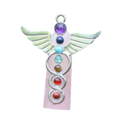 Chakra Angel Wand Pendant