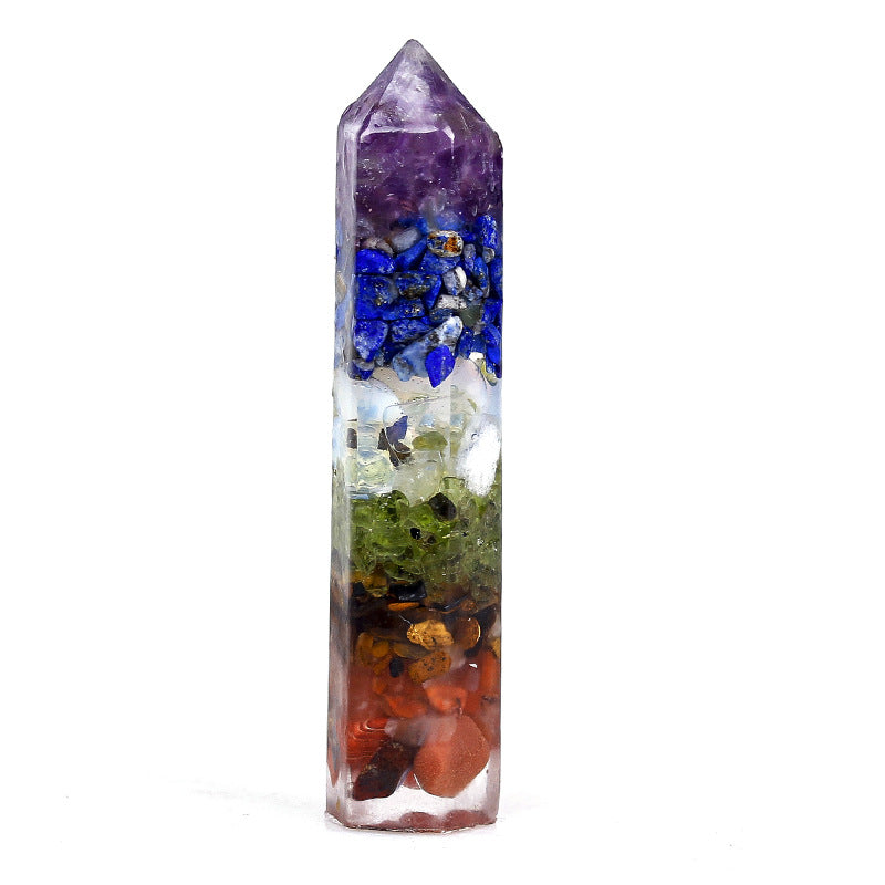 Resin Chakra Tower