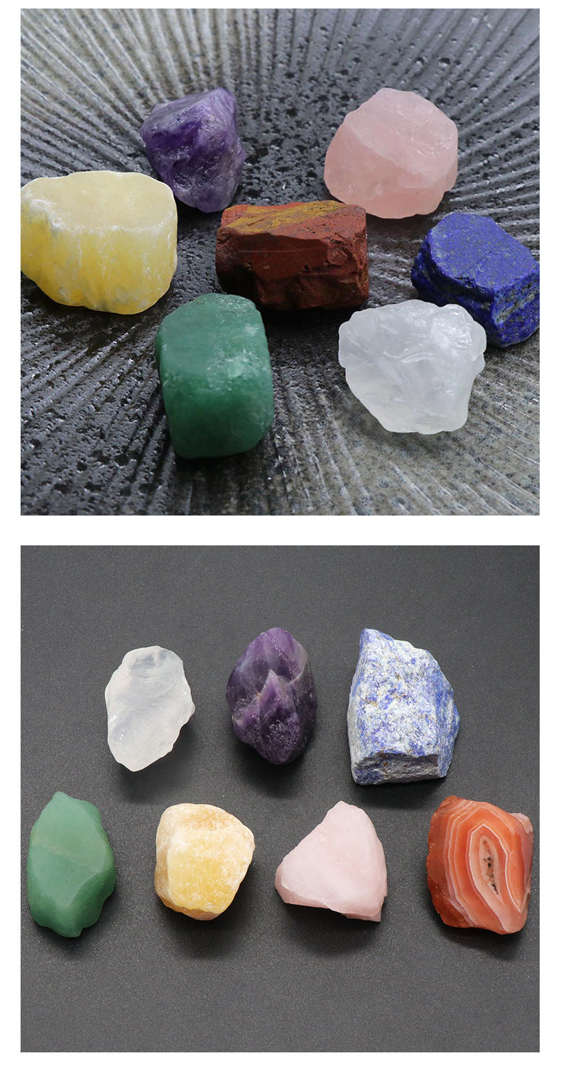 7 Chakra Rough Stone Set