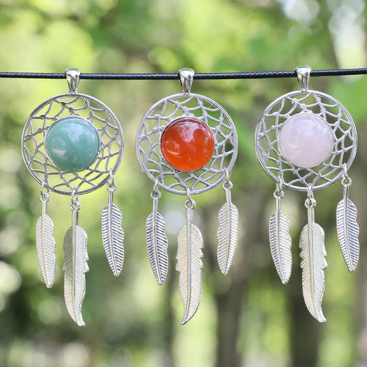 Crystal Dream Catcher Pendant