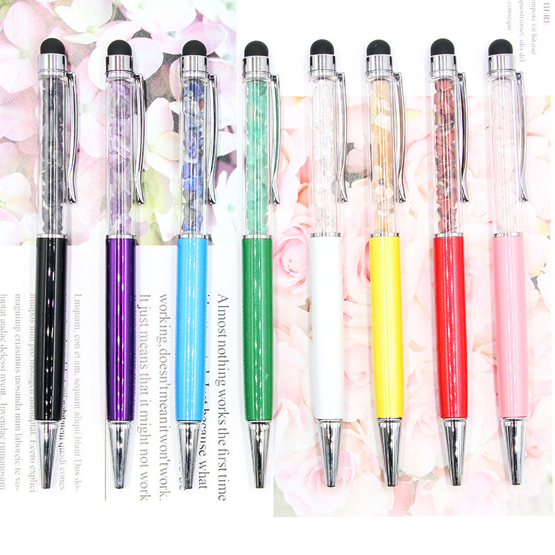 Crystal Chip Ball Point Pen