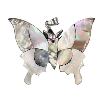 Abalone Shell Butterfly Pendant