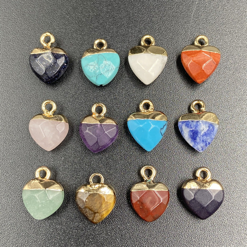 Faceted Heart Pendant