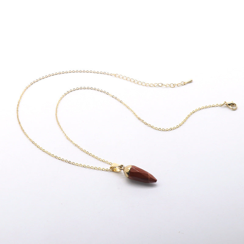 Bullet Shaped Crystal Pendant