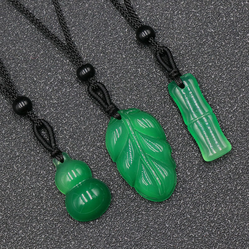 Green Agate Pendant