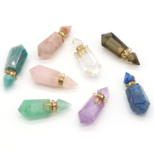 Crystal Perfume Bottle Pendant