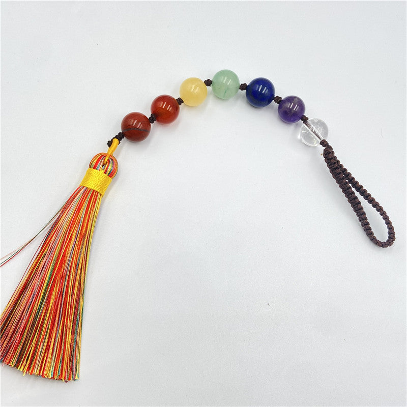 Chakra Bead Keychain Hanger