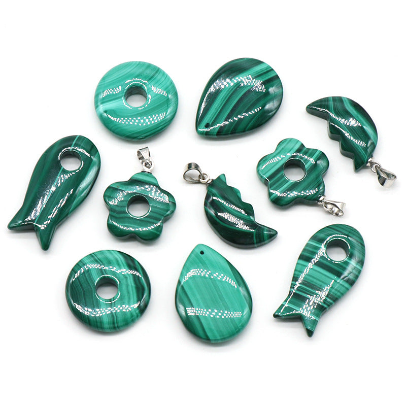 Natural Malachite Pendant