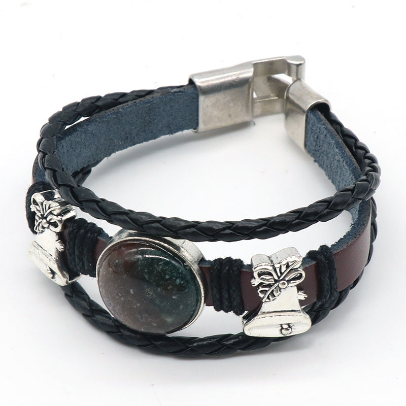 Crystal Leather Bracelet