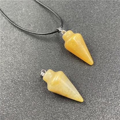 Crystal Conical Pendant