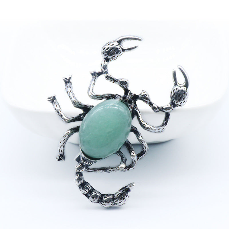 Crystal Scorpion Brooch & Pendant