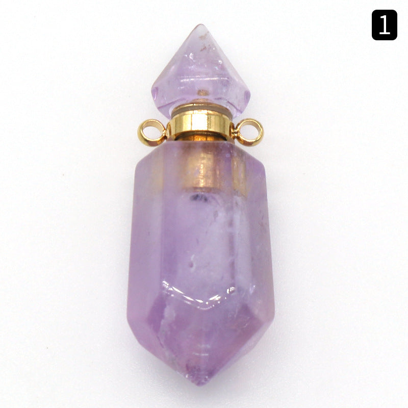 Crystal Perfume Bottle Pendant