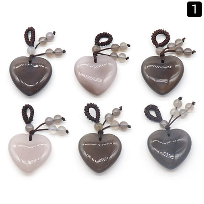 Heart Stone Keychain Hanger