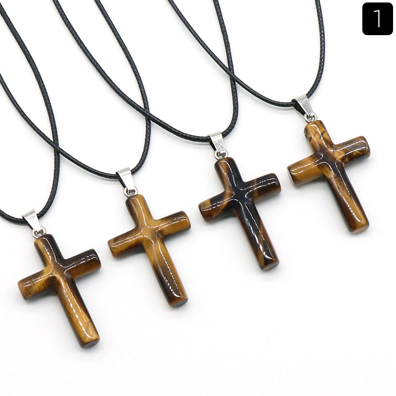 Crystal Cross Necklace