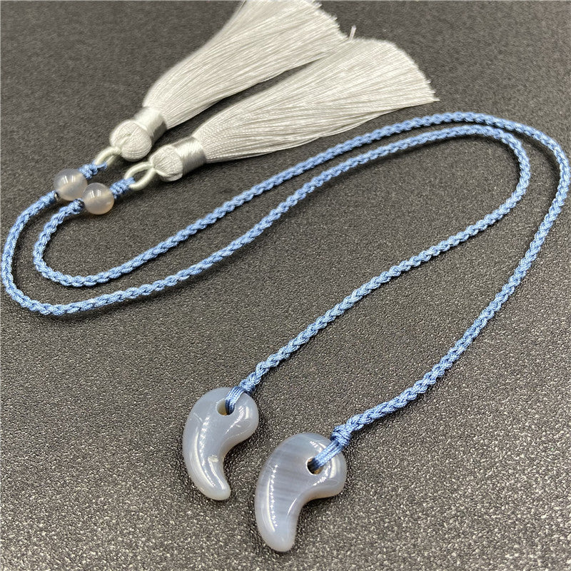 Magatama Stone Crystal Bookmark