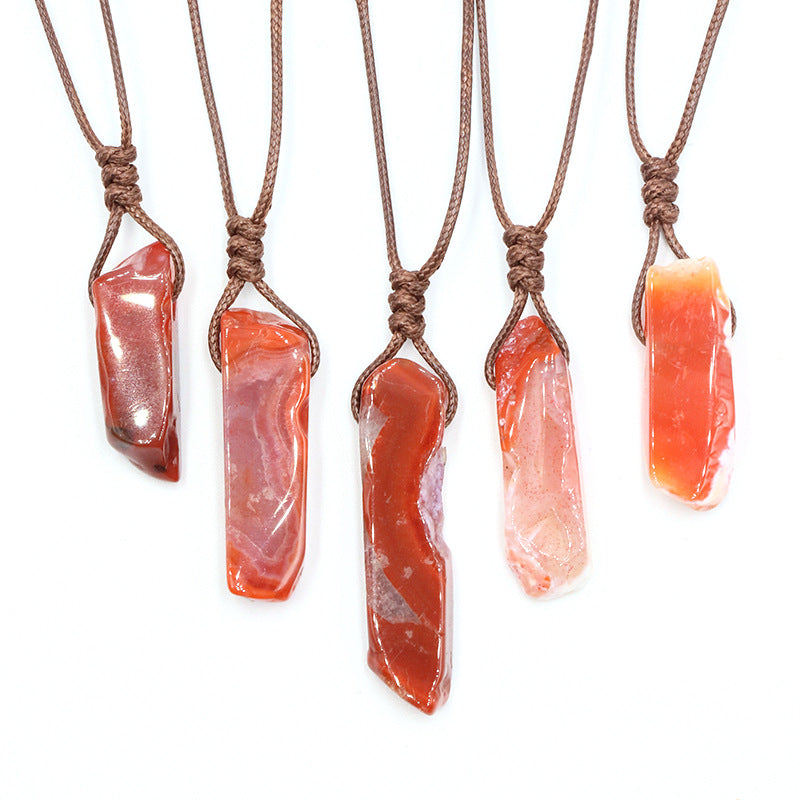 Natural Crystal Slab Necklace