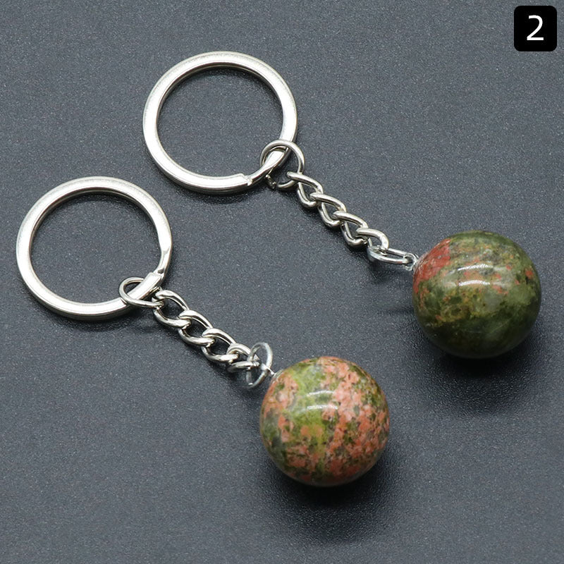 Crystal Sphere Key Chain