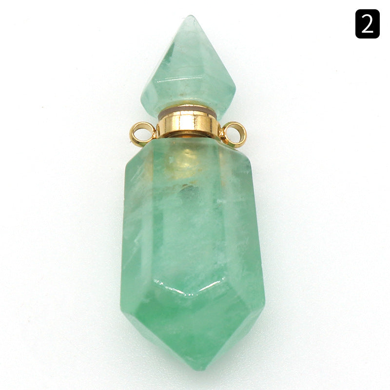 Crystal Perfume Bottle Pendant