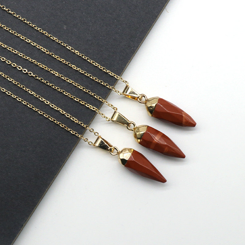 Bullet Shaped Crystal Pendant