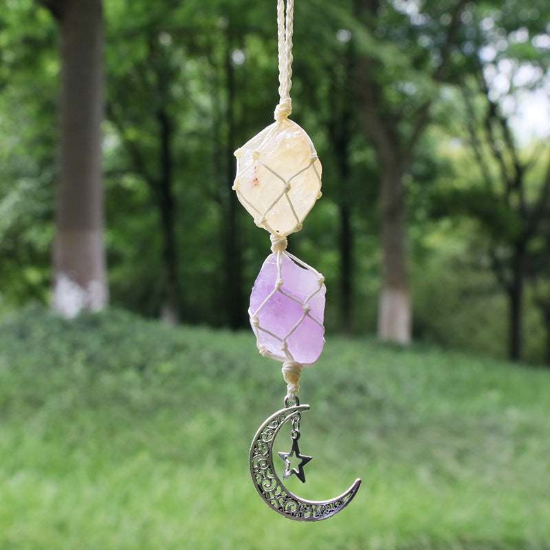 Crystal Raw Car Hanging