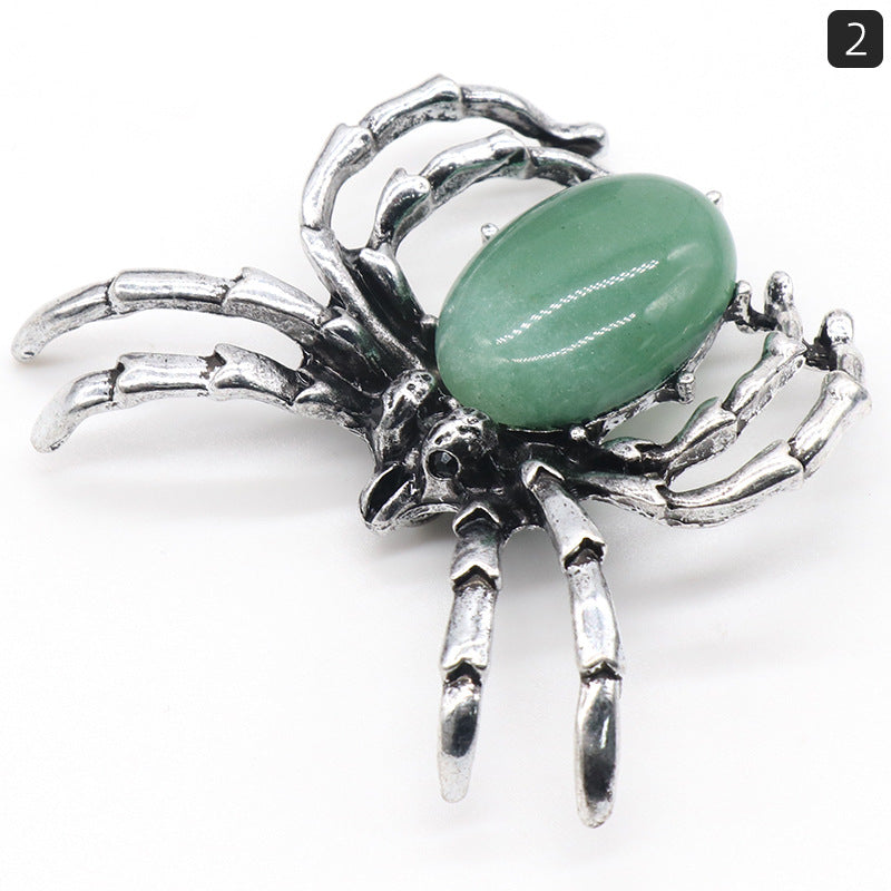 Crystal Spider Brooch & Pendant