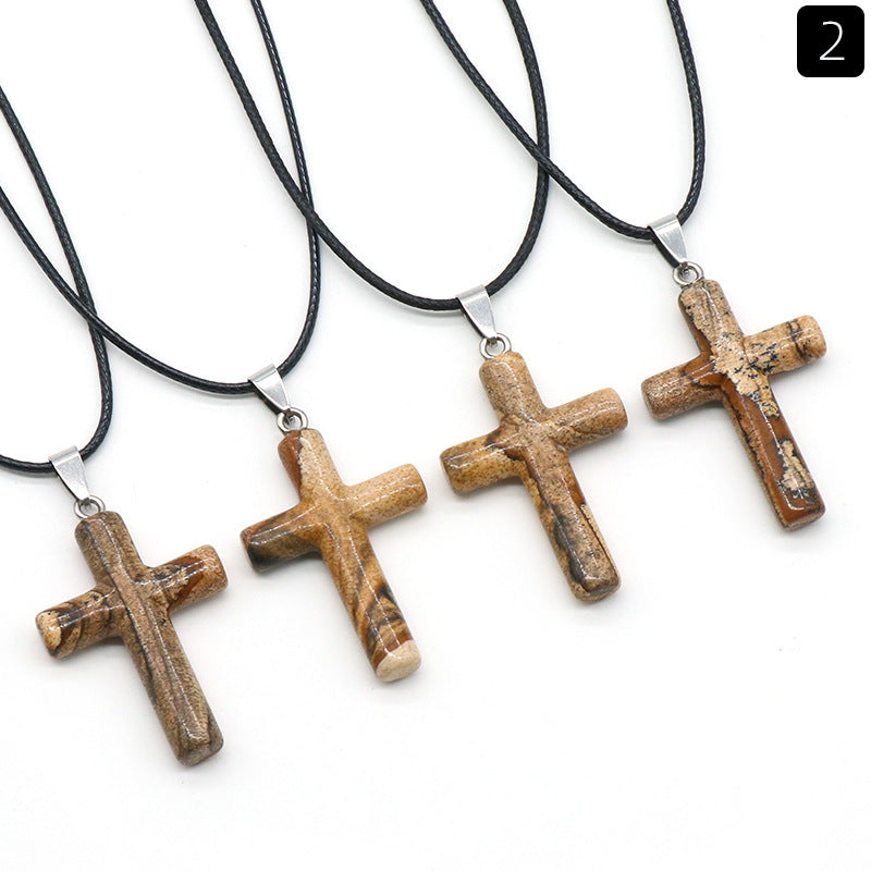 Crystal Cross Necklace