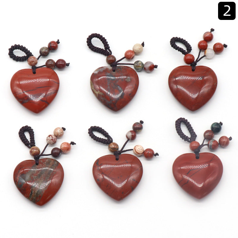 Heart Stone Keychain Hanger