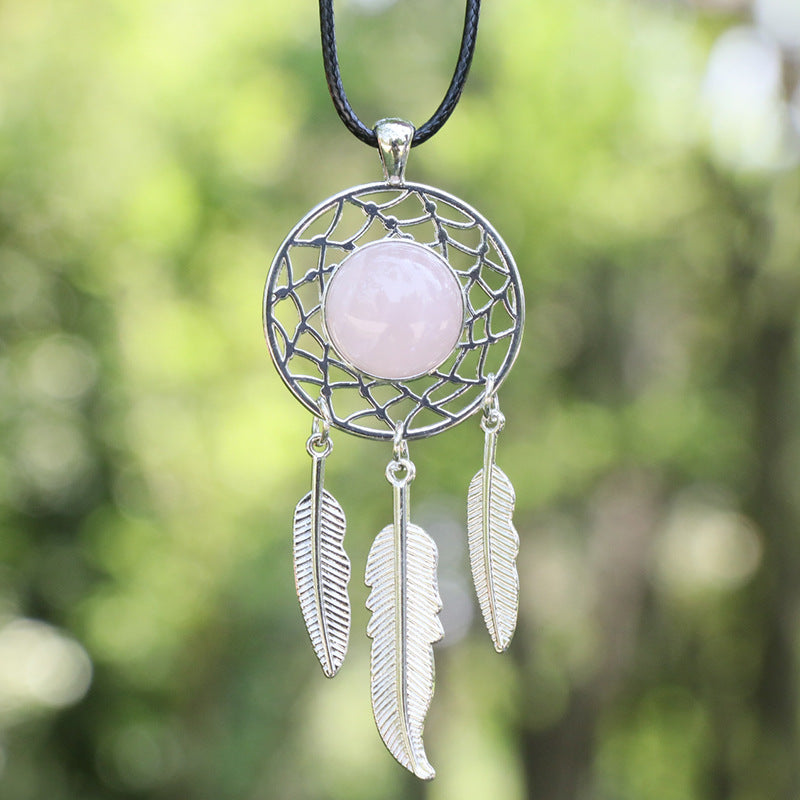 Crystal Dream Catcher Pendant