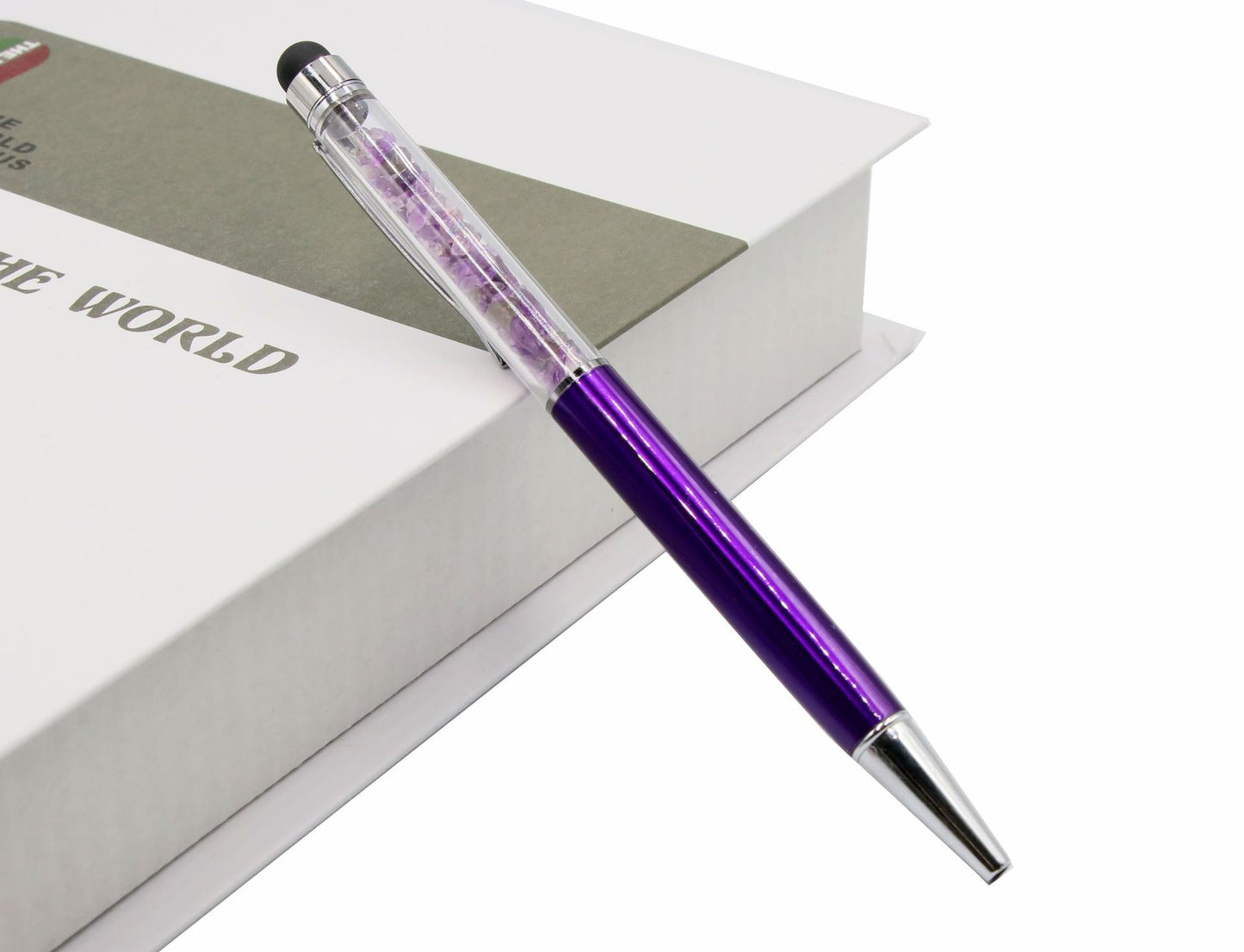 Crystal Chip Ball Point Pen