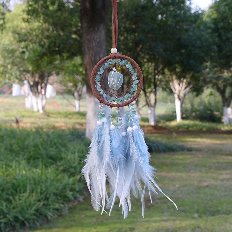 Crystal Chip&Raw Pendant