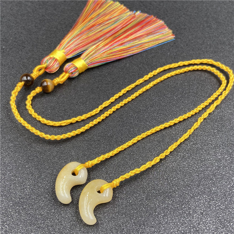 Magatama Stone Crystal Bookmark