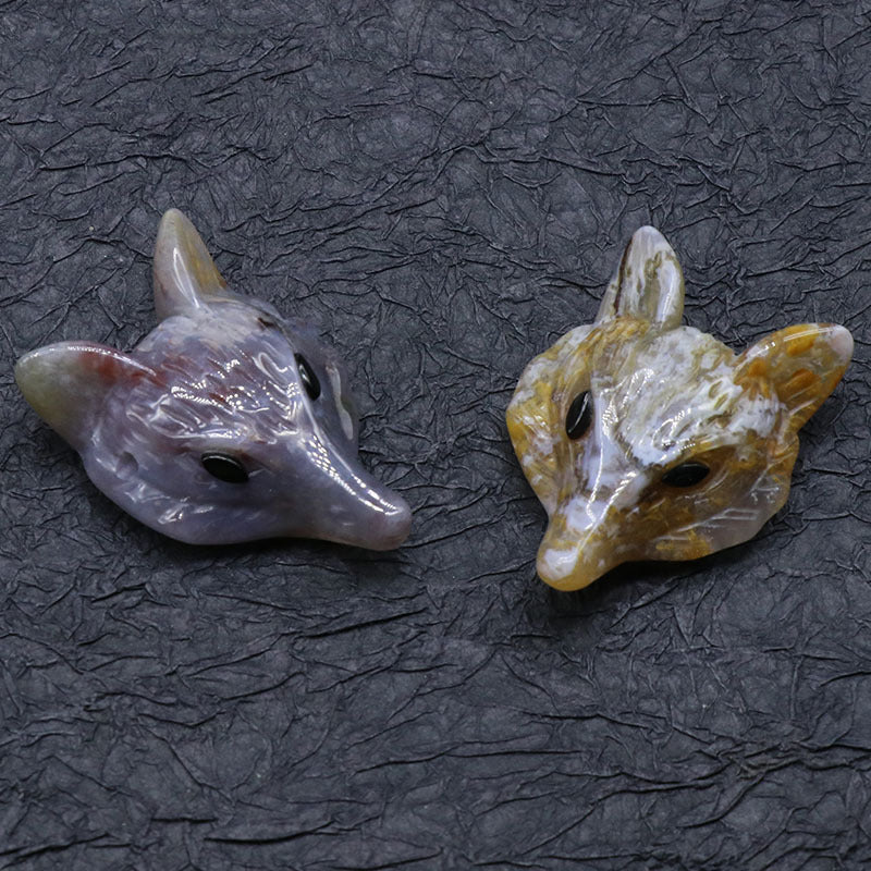 Crystal Carving Fox Head