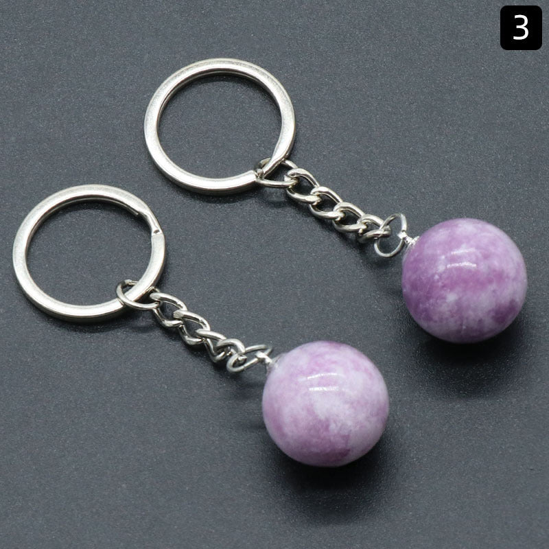 Crystal Sphere Key Chain